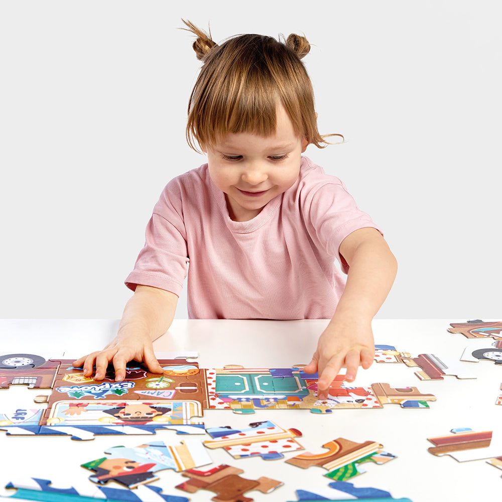 Play-as-You-Go Puzzle Camper Van 3+4+
