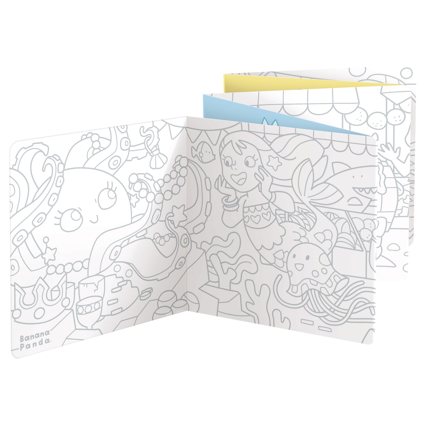 Looong Coloring Books - I Love Coloring Mermaids