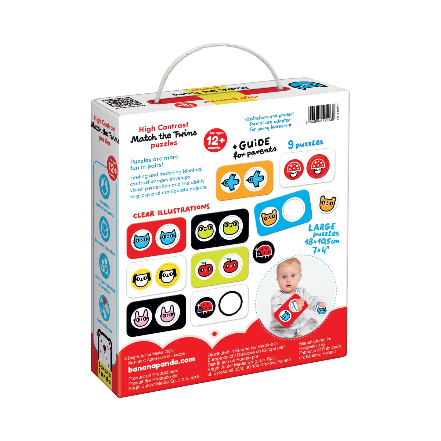 High Contrast Match the Twins Puzzles