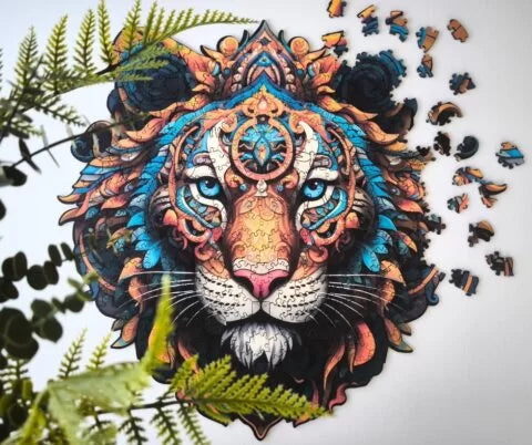 Milwood Medinė dėlionė  - Tiger Courage (400 detalių)