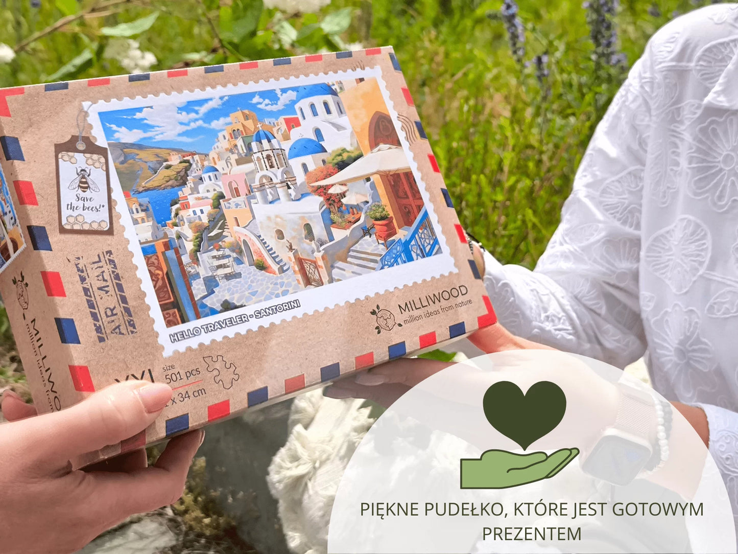 Milwood medinė dėlionė  – Santorini (500 detalių)