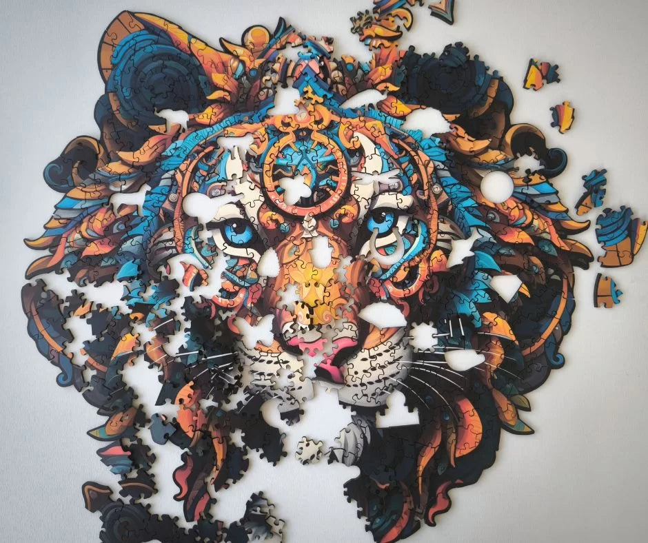 Milwood Medinė dėlionė  - Tiger Courage (400 detalių)