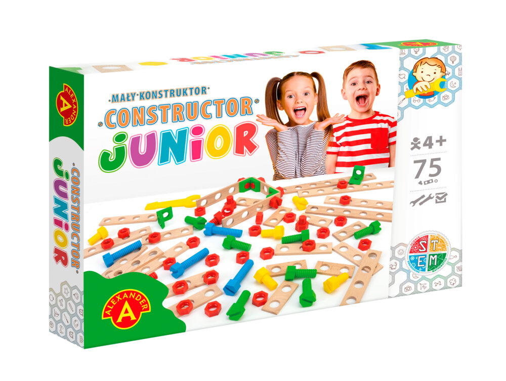 Constructor Junior – Do it yourself construction sets – 75 el.