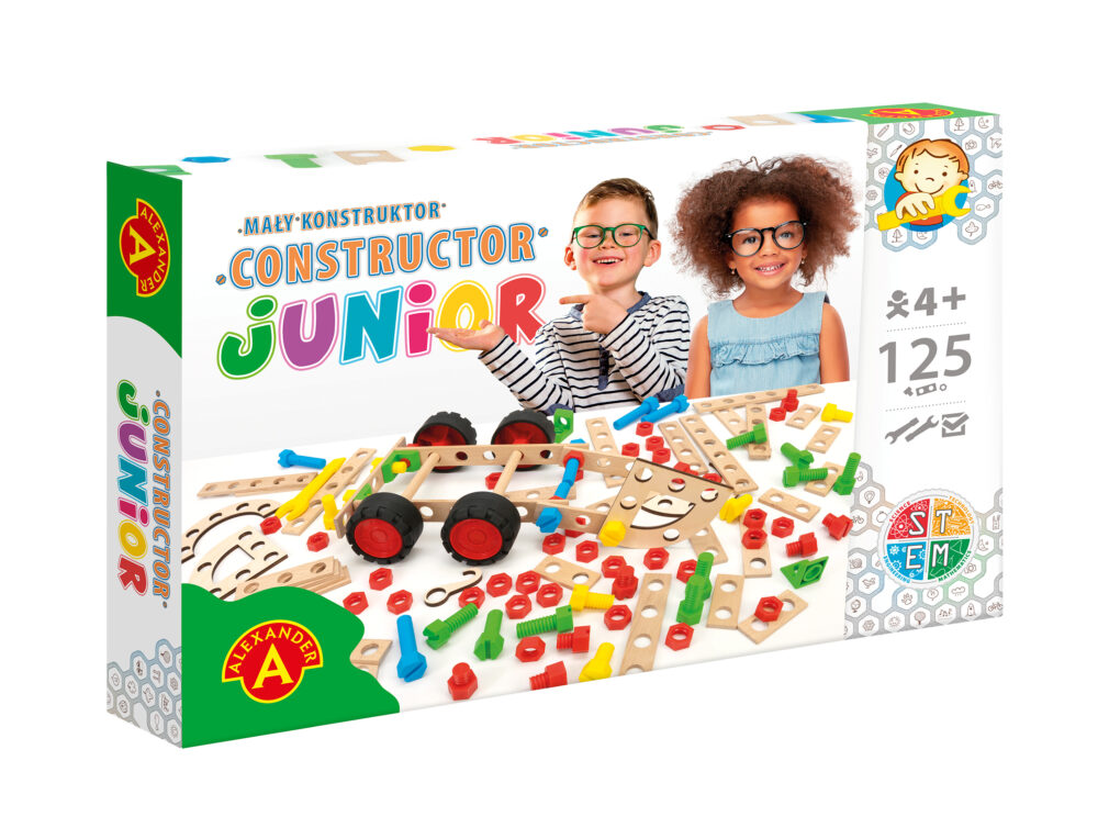Constructor Junior – Do it yourself construction sets – 125 el.