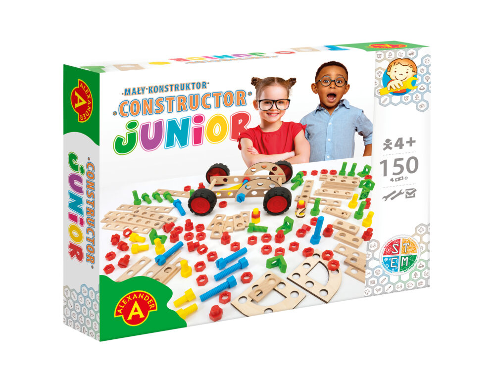 Constructor Junior – Do it yourself construction sets – 150 el.