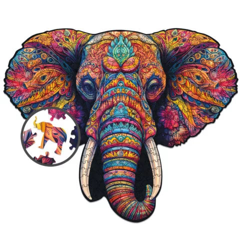Milwood Medinė dėlionė  -  Elephant Power(400 detalių)
