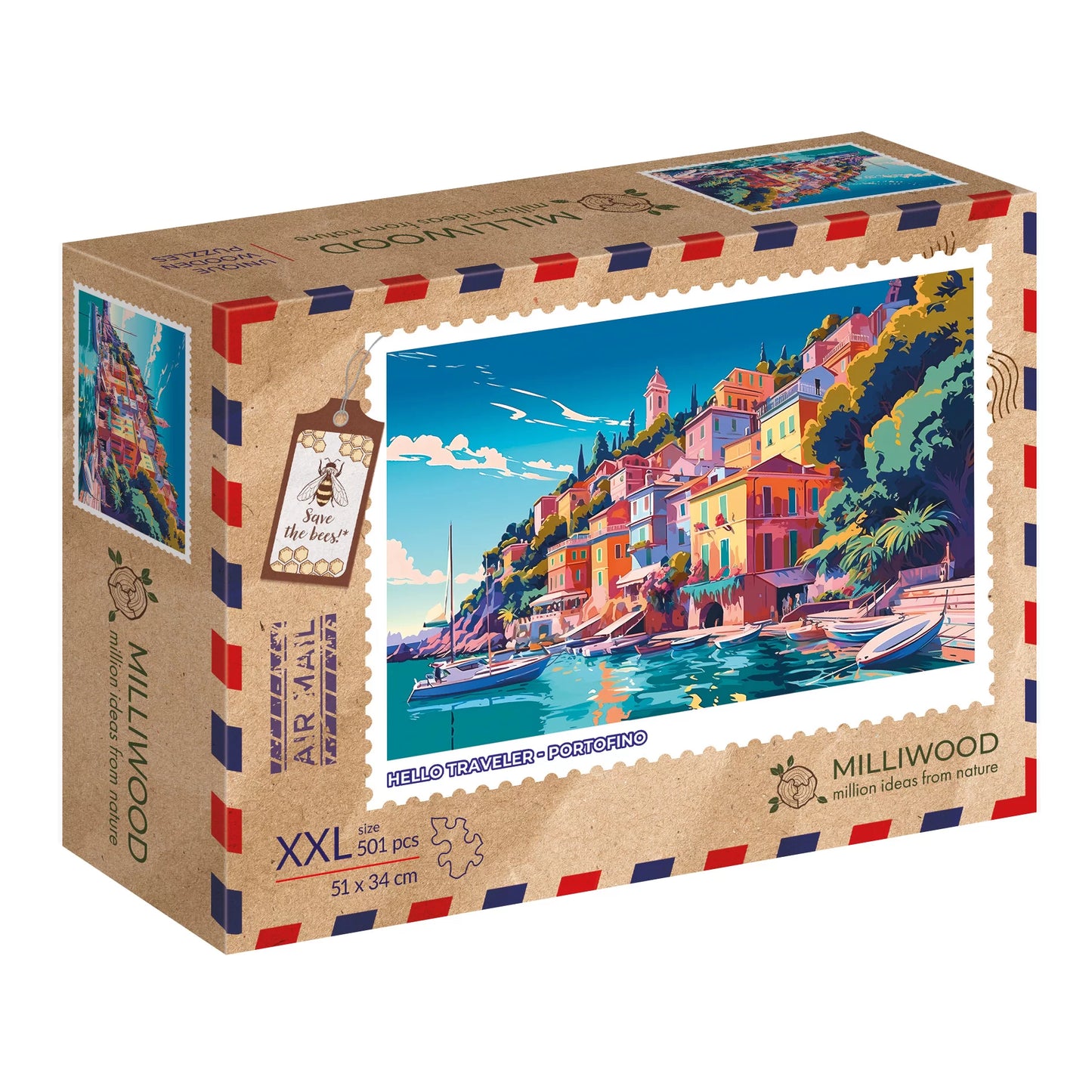 Milwood medinė dėlionė  – Portofino (500 detalių)