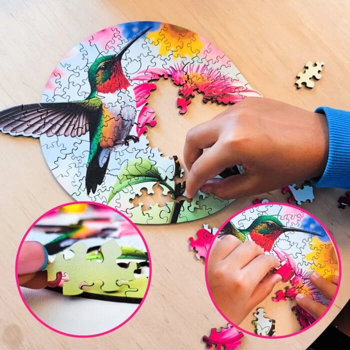Milwood Medinė dėlionė  -  Hummingbird –  (100 detalių)