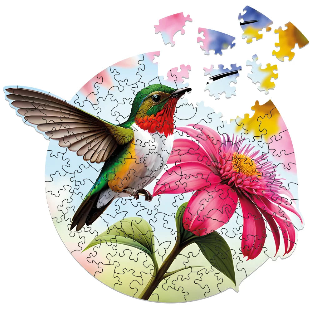 Milwood Medinė dėlionė  -  Hummingbird –  (100 detalių)