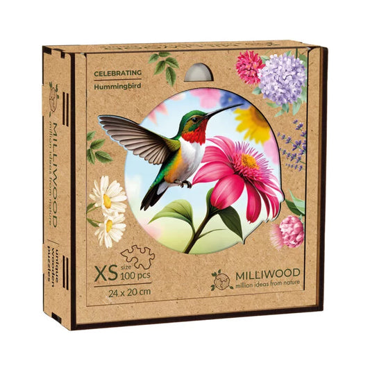 Milwood Medinė dėlionė  -  Hummingbird –  (100 detalių)