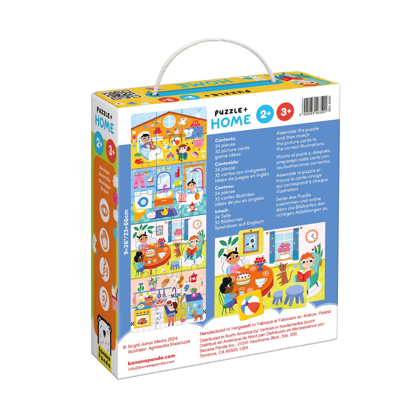 Banana Panda Puzzle + Home