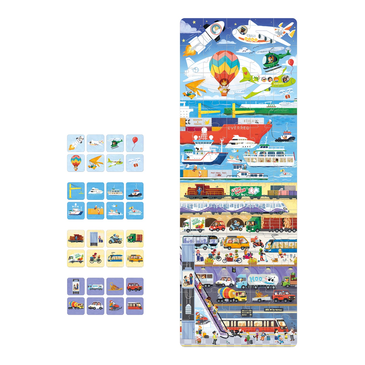Banana Panda Puzzle + Transport