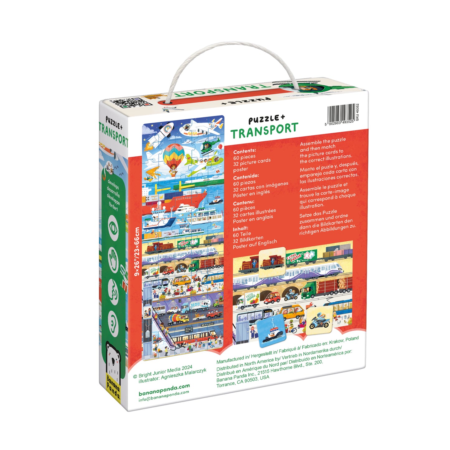 Banana Panda Puzzle + Transport