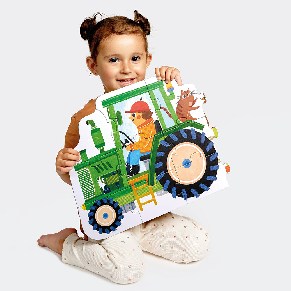 Play-as-You-Go Puzzle Tractor 2+3+