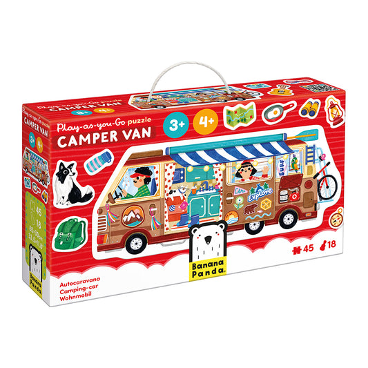 Play-as-You-Go Puzzle Camper Van 3+4+
