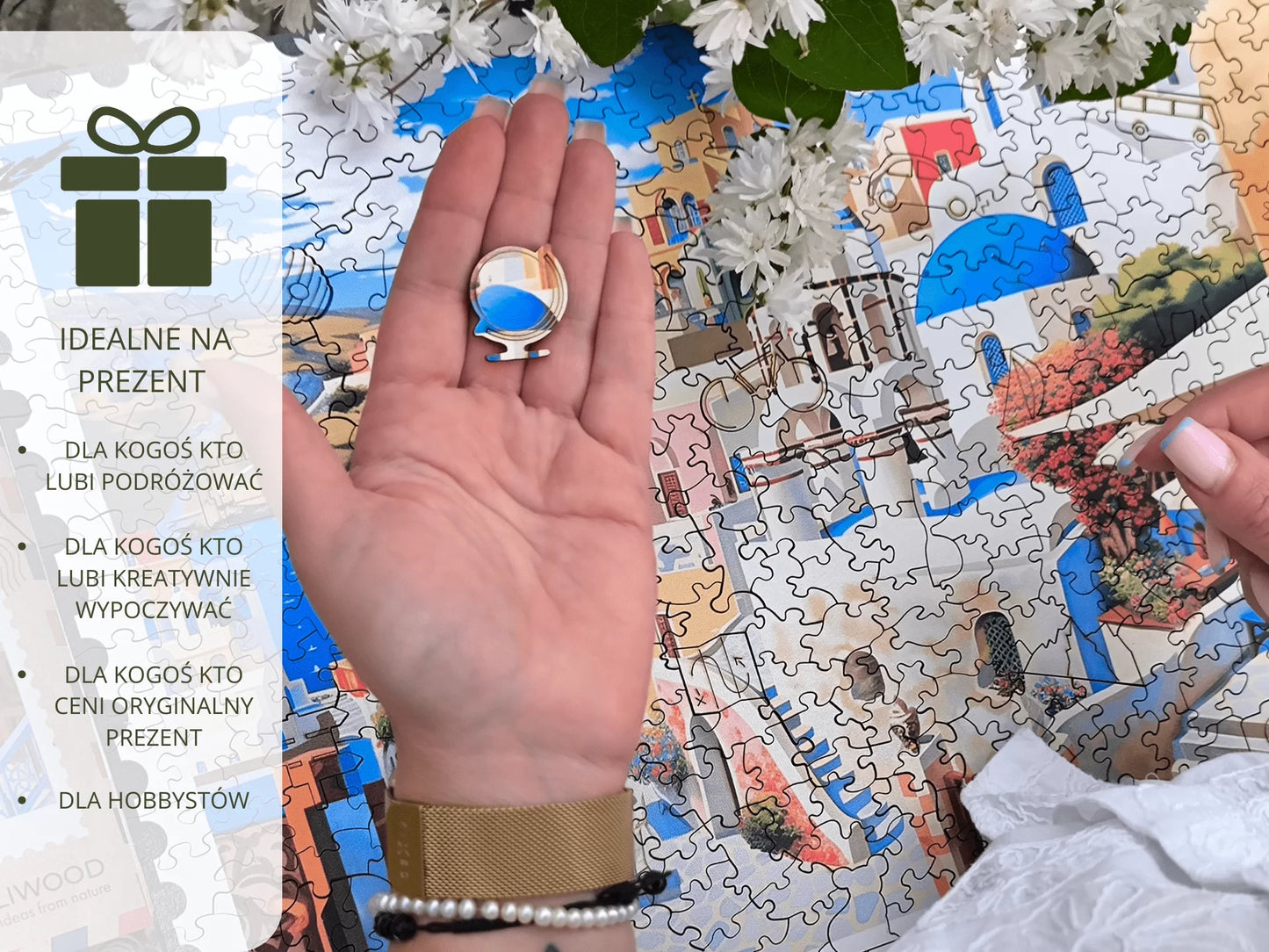 Milwood medinė dėlionė  – Santorini (500 detalių)