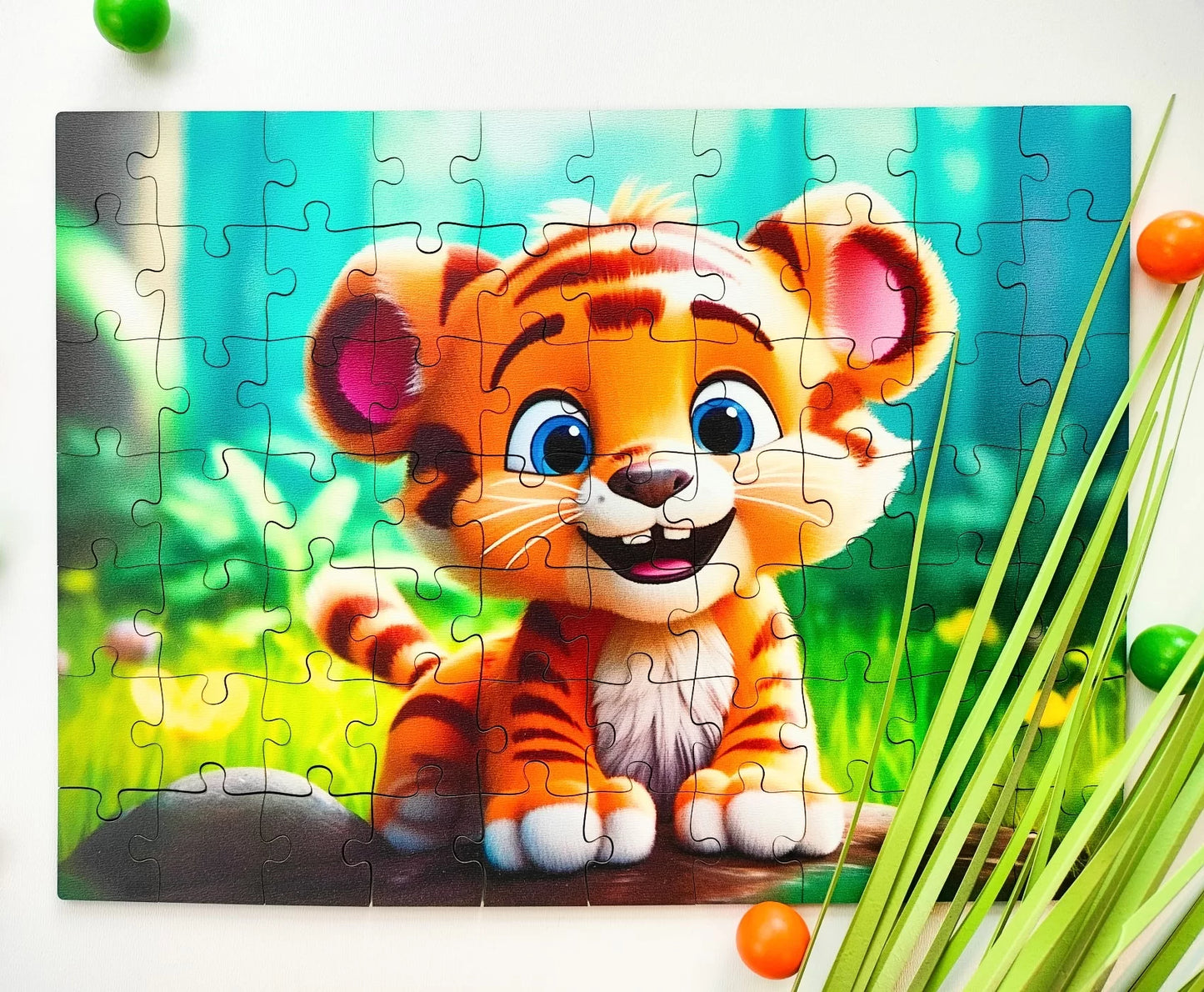 Milwood medinė dėlionė - Tiger (70 detalių)