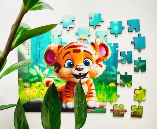 Milwood medinė dėlionė - Tiger (70 detalių)