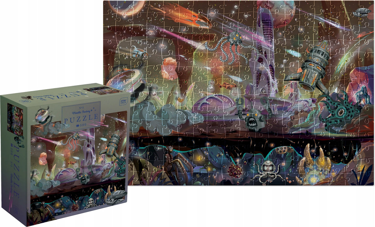 Puzzle 500 Metallic Fantasy Space Quest