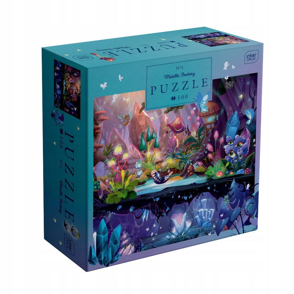 Interdruk -  Puzzle 500 Metallic Fantasy Magic Forest