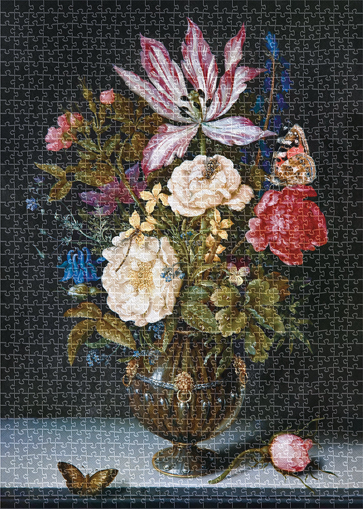 Interdruk - Dėlionė Still Life with Flowers (1000 detalių)