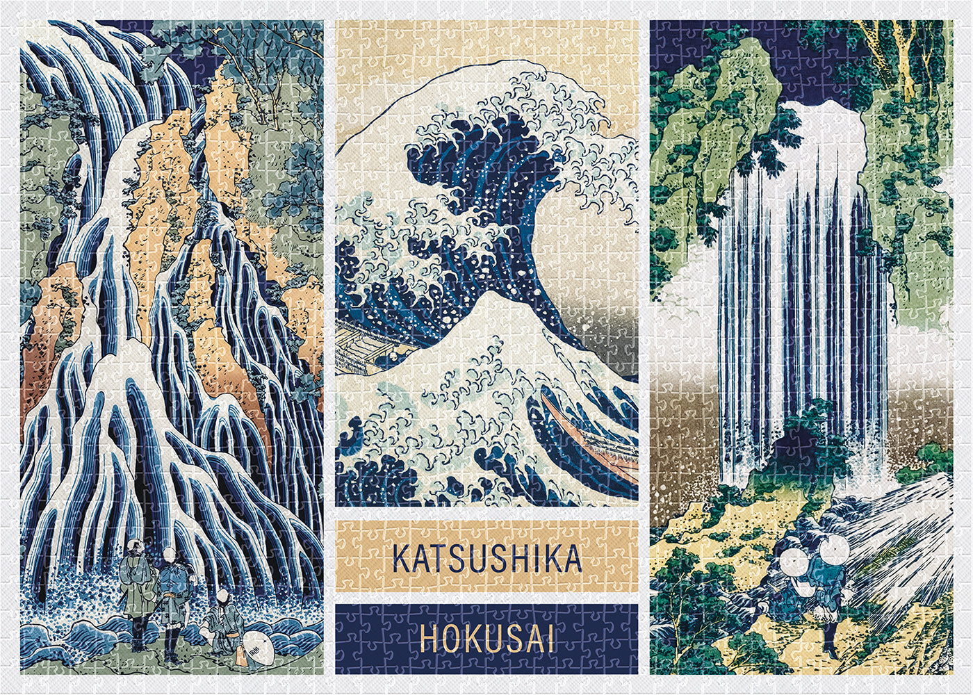 Interdruk - Dėlionė Katsushika Hokusai (1000 detalių)