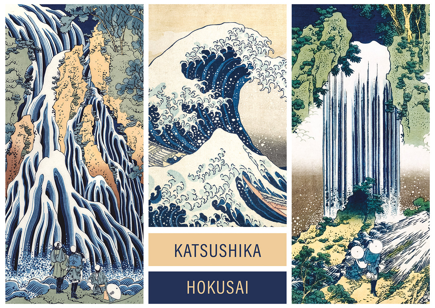 Interdruk - Dėlionė Katsushika Hokusai (1000 detalių)