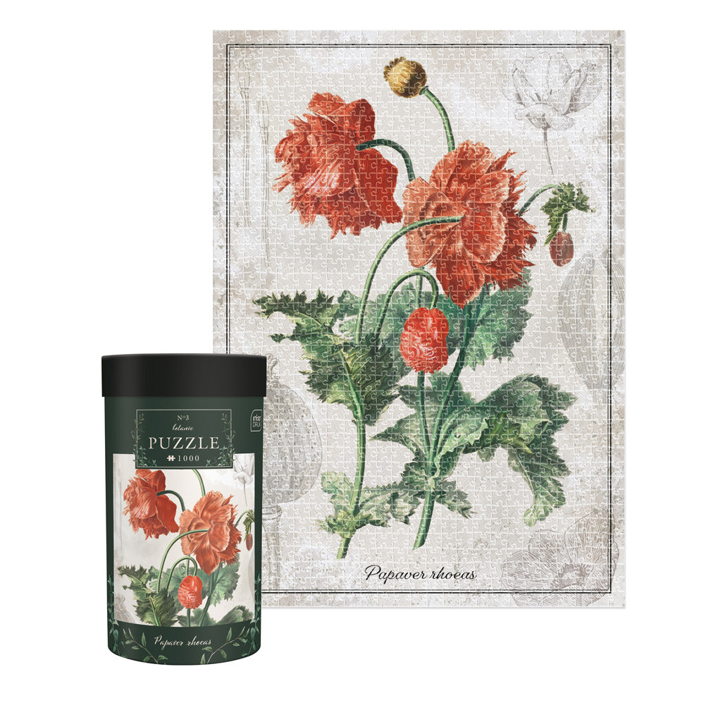 Interdruk -  1000 Botanic Poppy (1000 detalių)