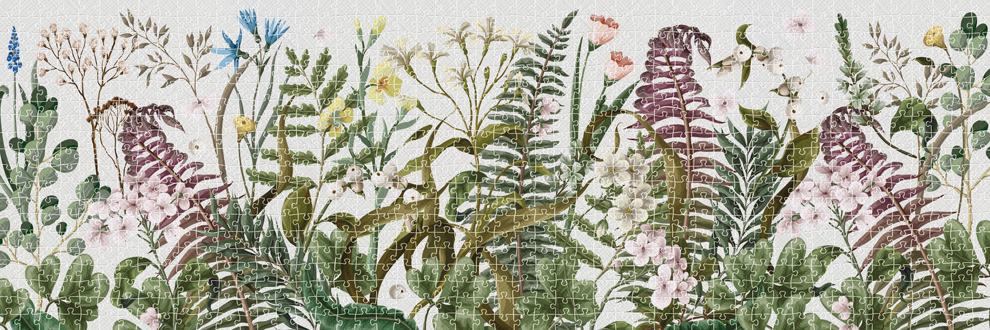 Interdruk -  Dėlionė Panoramic Flowers 4 (1000 detalių)