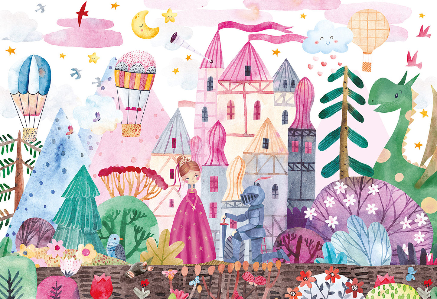 Interdruk -  Dėlionė Kids 3 Castle (250 detalių)