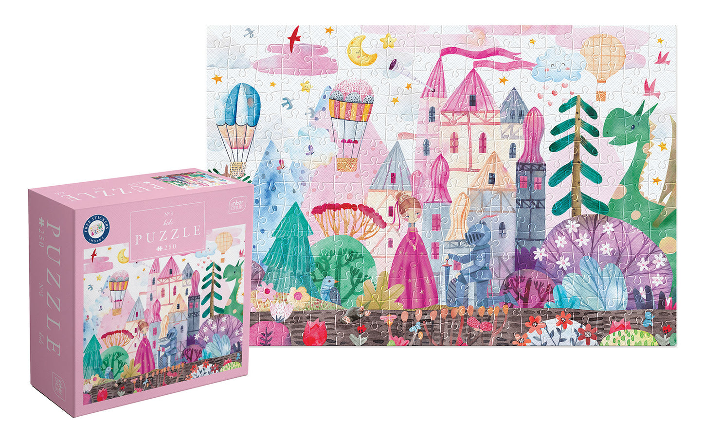 Interdruk -  Dėlionė Kids 3 Castle (250 detalių)