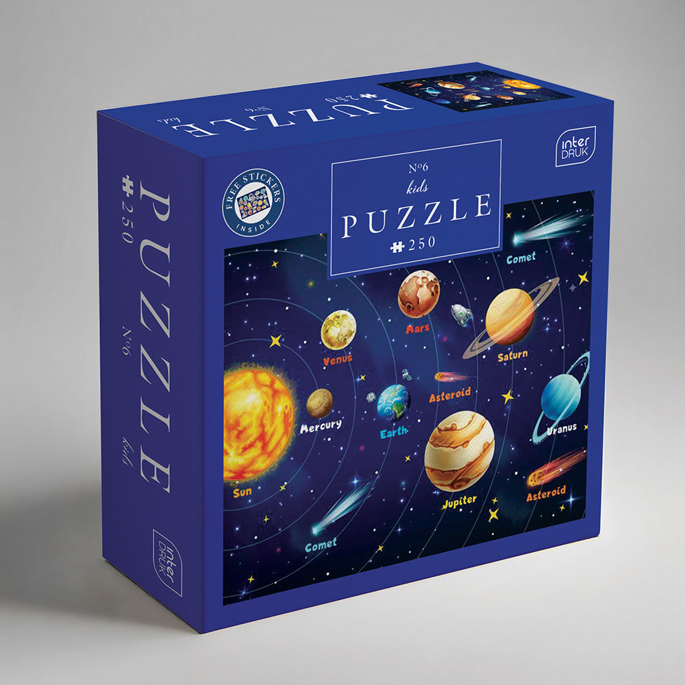 Interdruk -  Dėlionė Kids 6 Solar System (250 detalių)