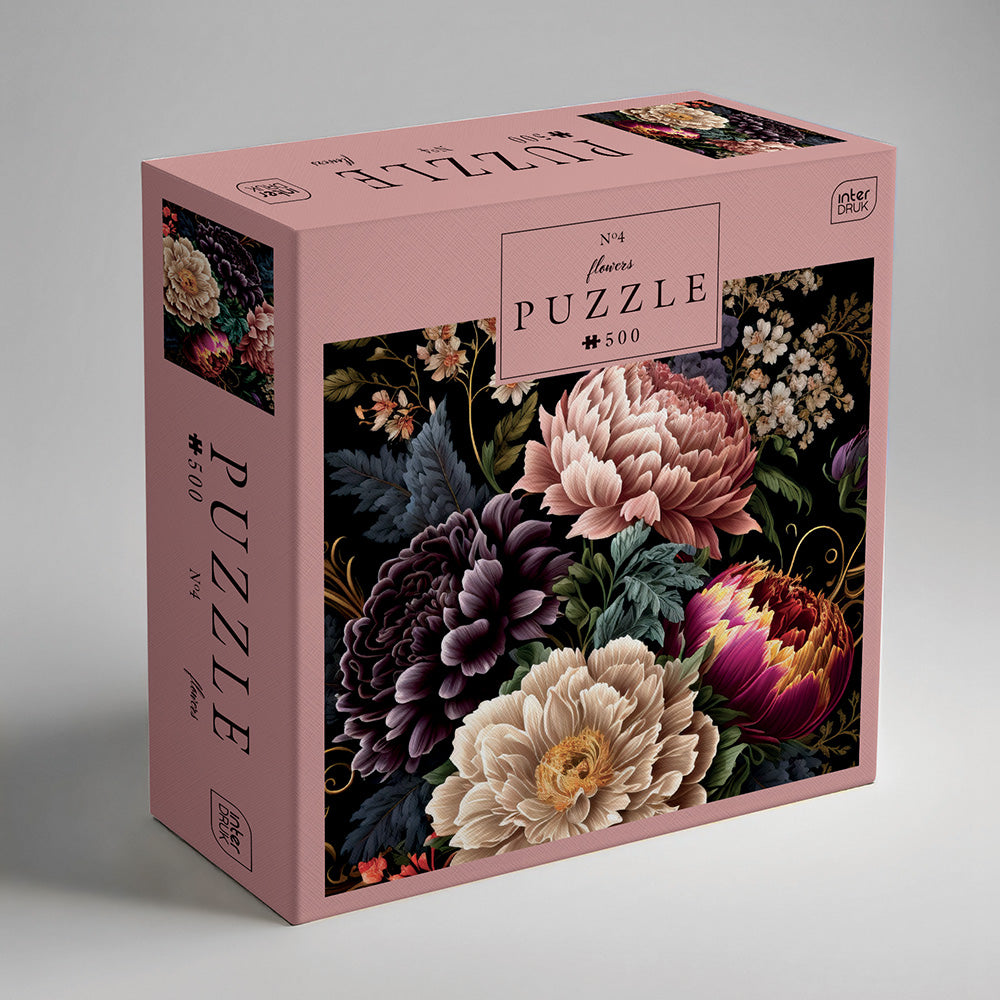 Interdruk -  Dėlionė Flowers 4 (500 detalių)