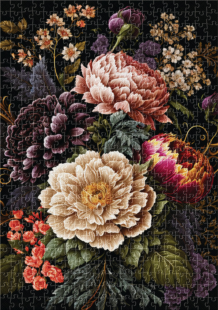 Interdruk -  Dėlionė Flowers 4 (500 detalių)