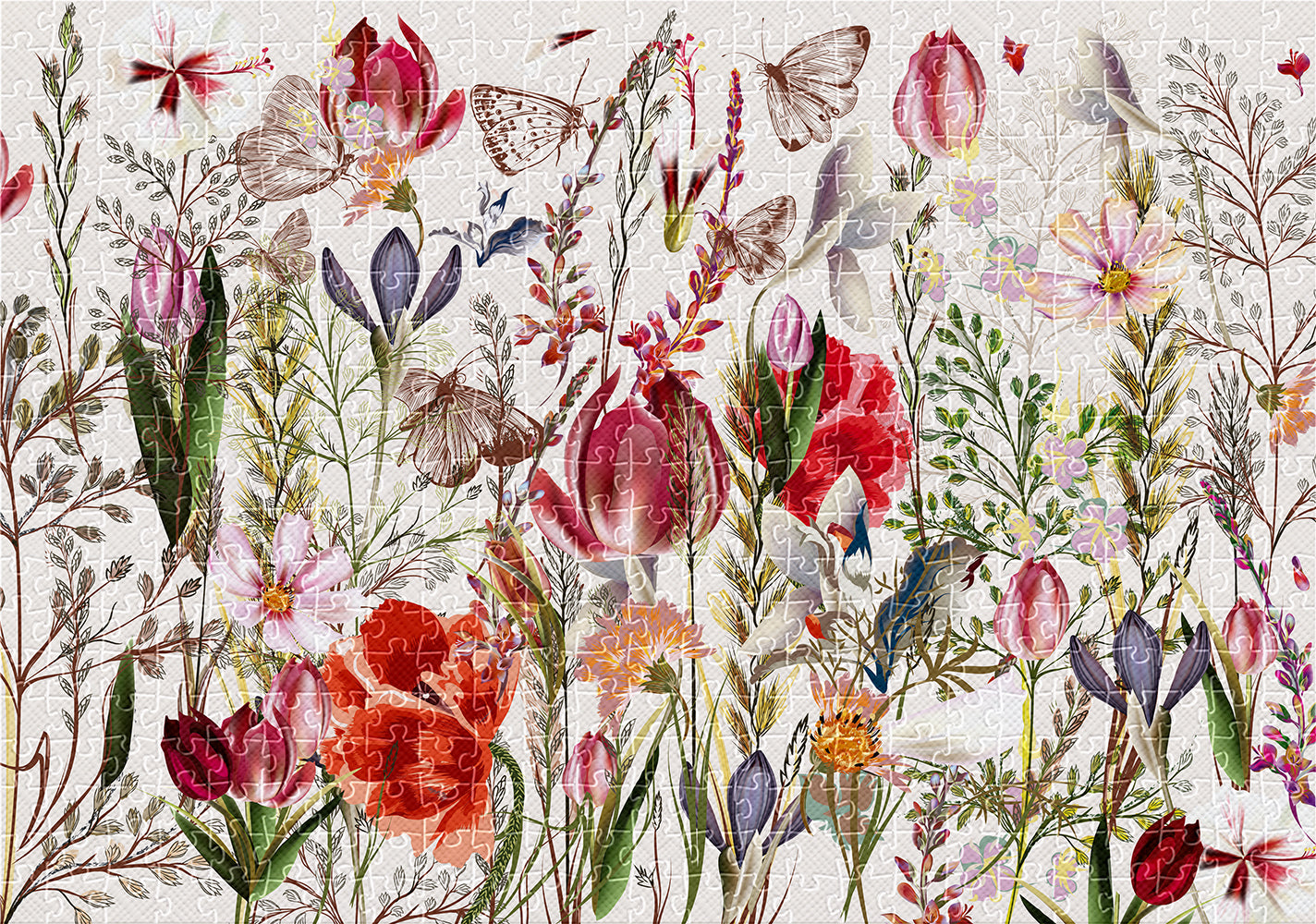 Interdruk -  Dėlionė Flowers 5 (500 detalių)