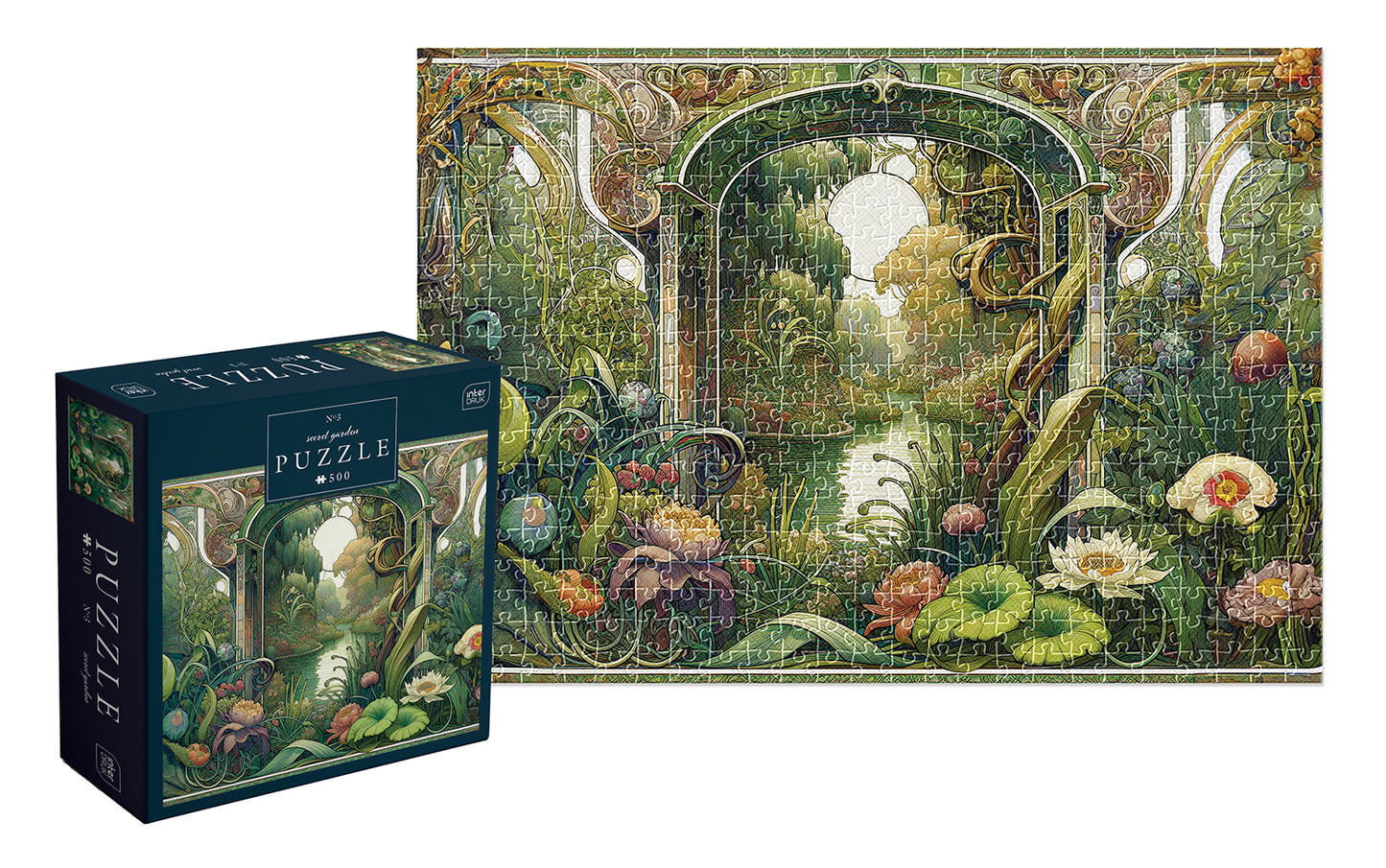 Interdruk -  Dėlionė Secret Garden 3 (500 detalių)
