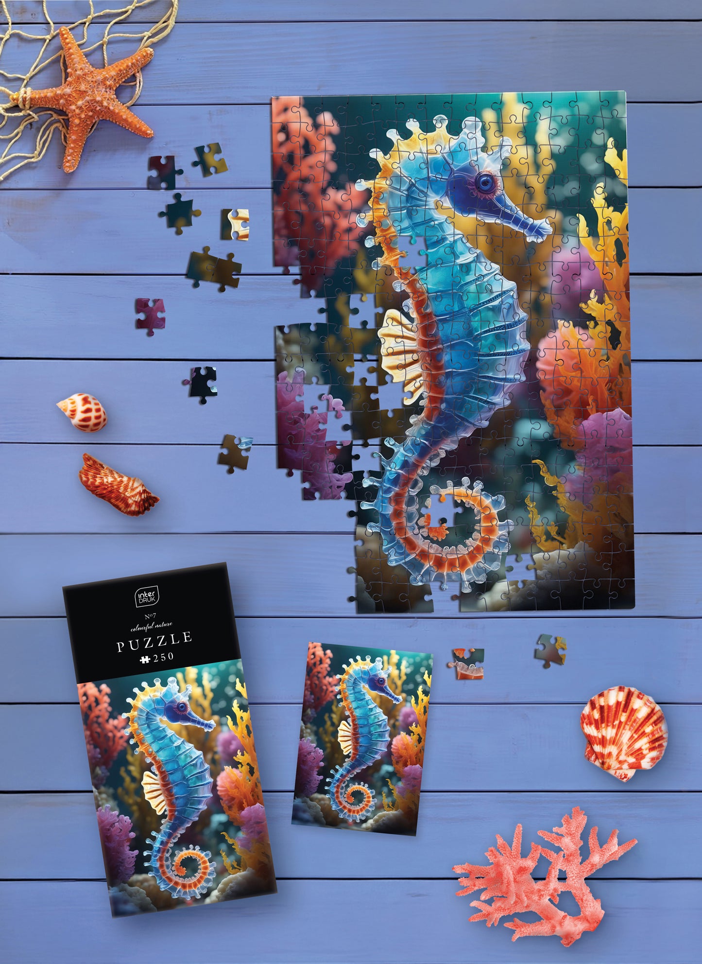 Interdruk -  Dėlionė Colourful Nature 7 Sea Horse (250 detalių)