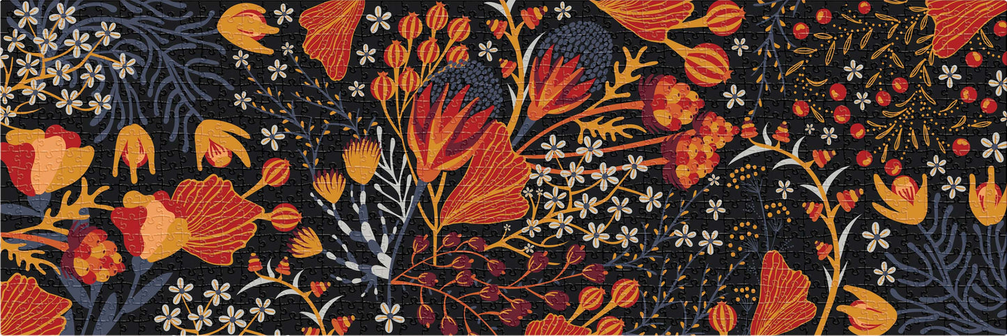 Interdruk -  Dėlionė Panoramic Flowers 2 (1000 detalių)