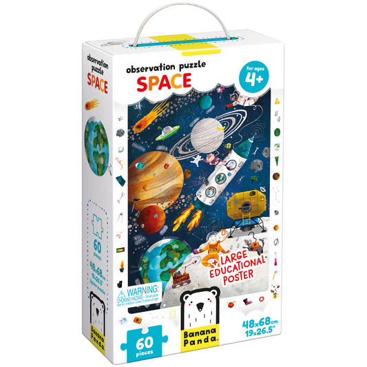 Dėlionė Observation Puzzle Space - Banana Panda