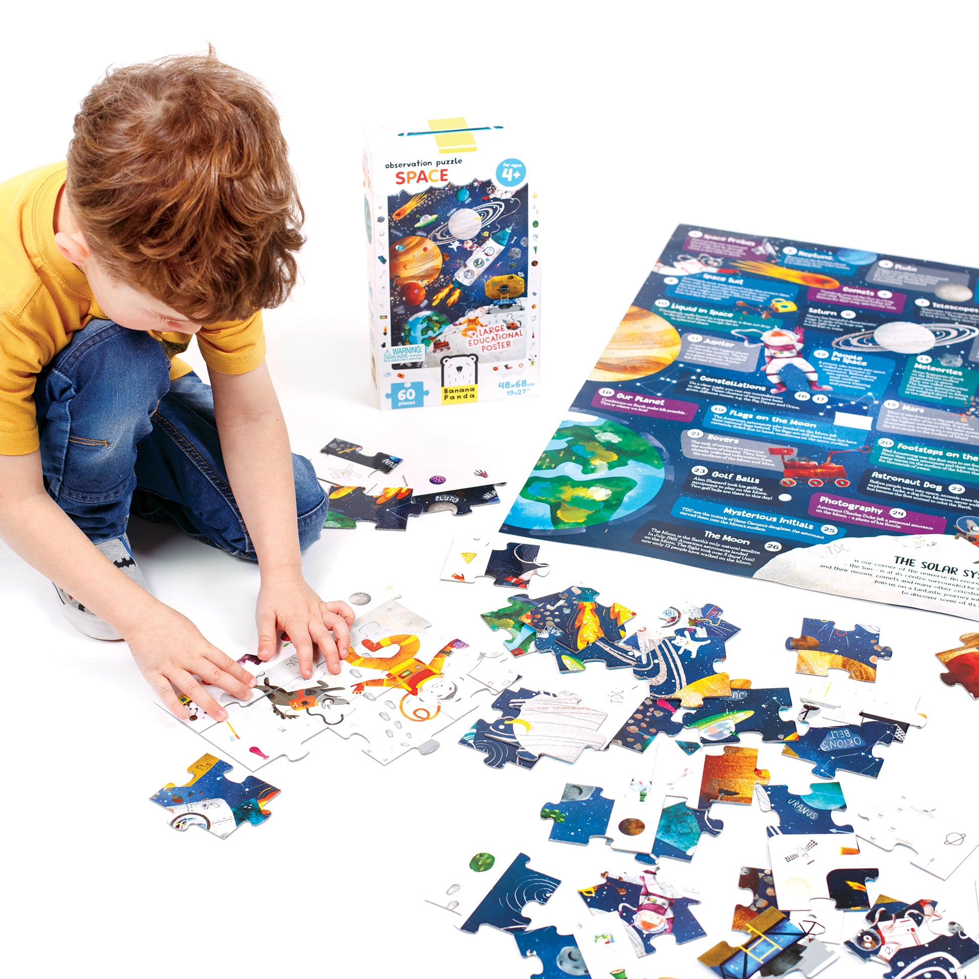 Dėlionė Observation Puzzle Space - Banana Panda