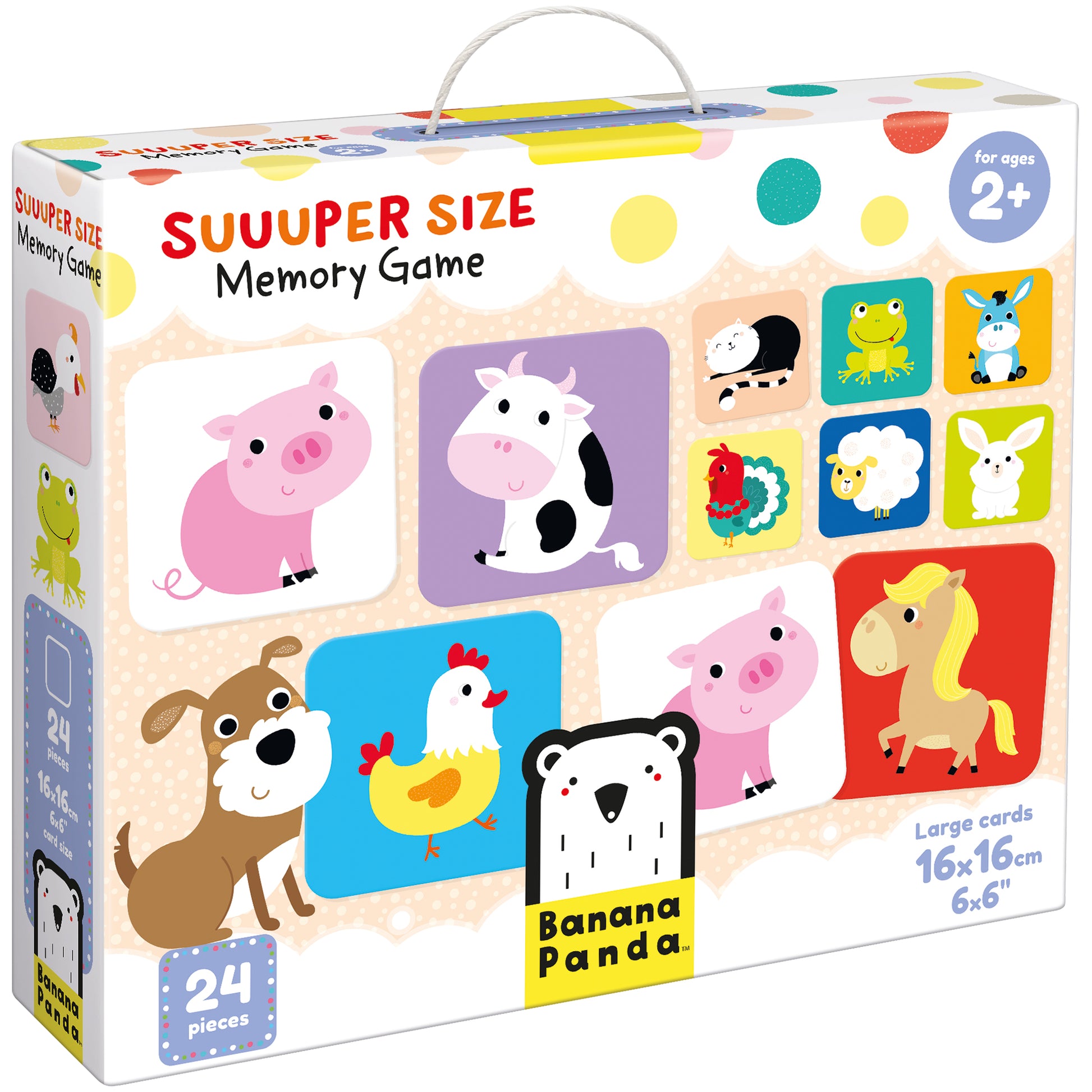 Atminties žaidimas Suuuper Size Memory Game - Banana Panda