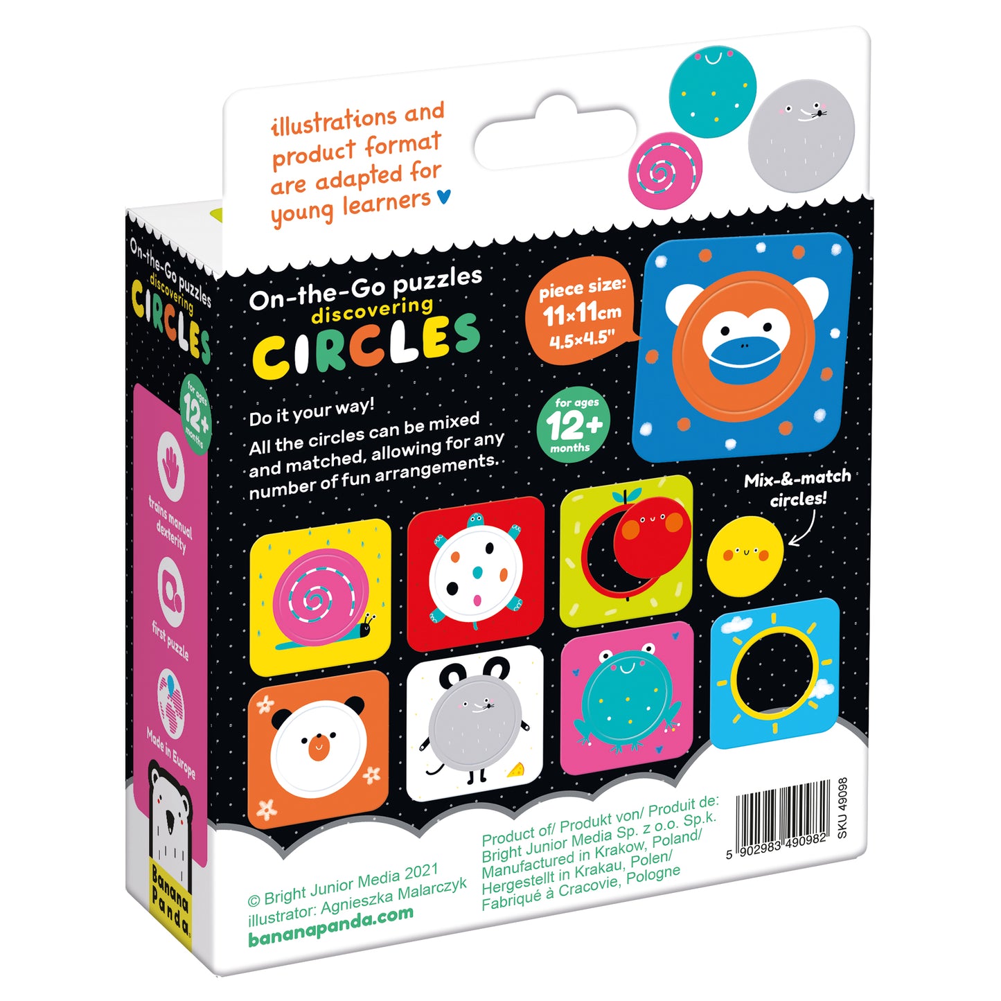 On-the-Go Puzzles Discovering Circles