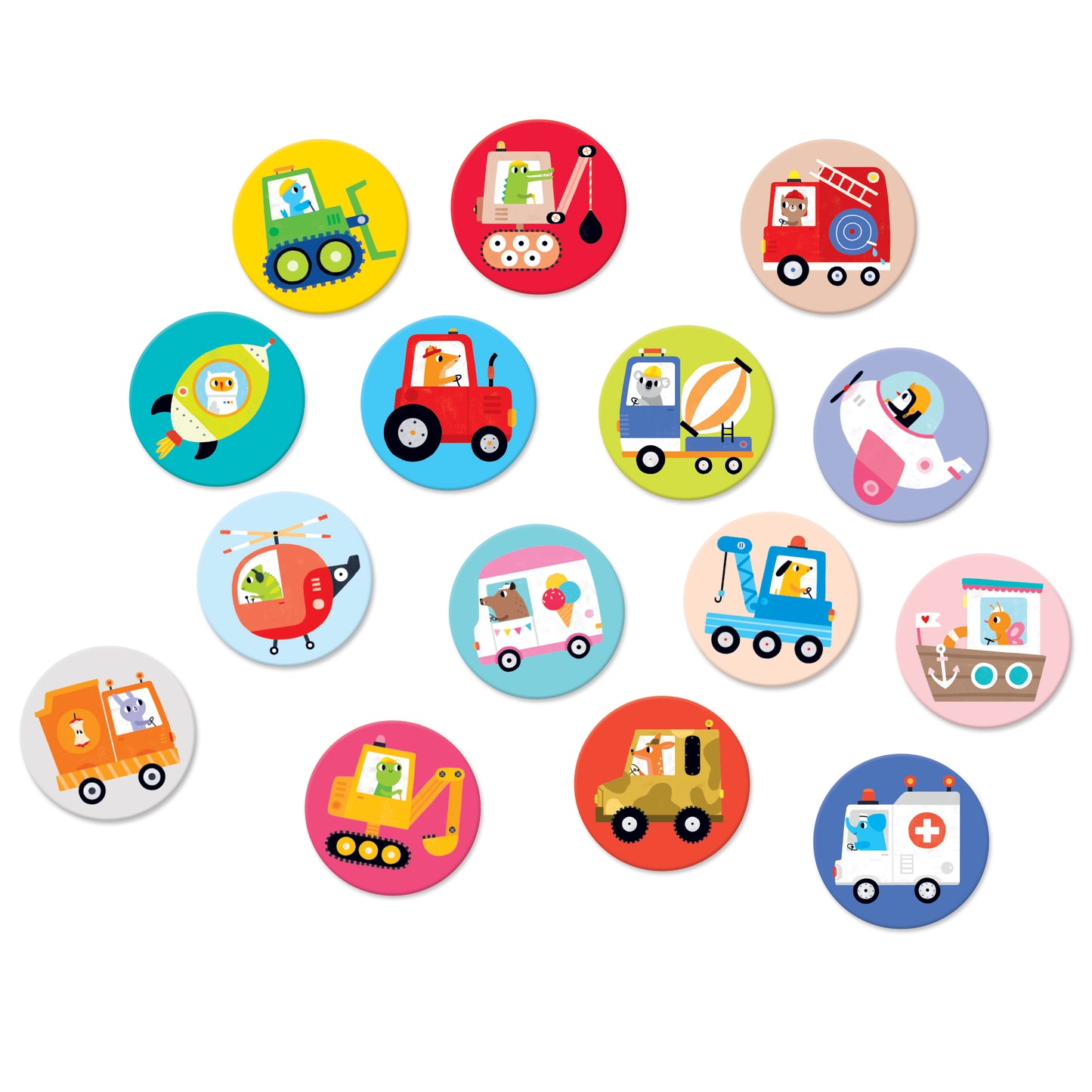 On-the-Go Memory Game Vehicles