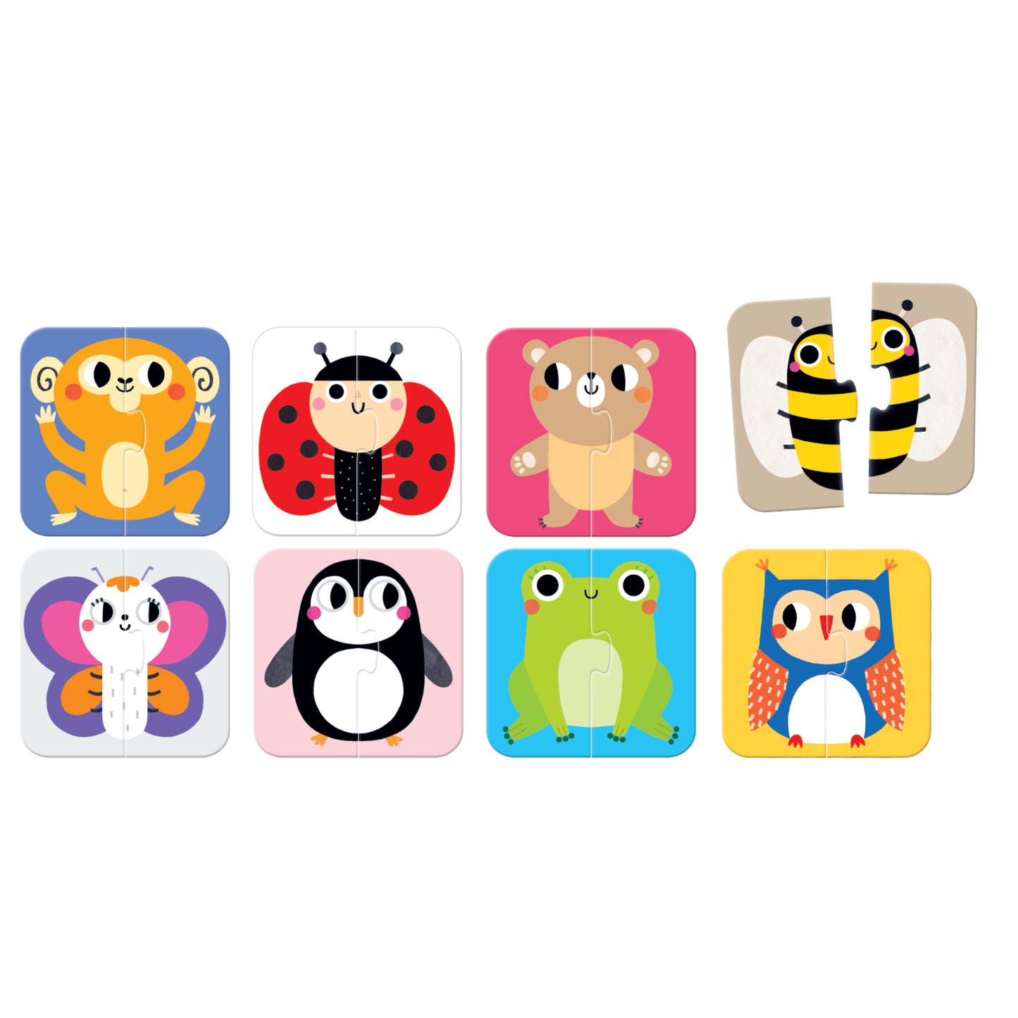 On-the-Go Puzzle Halves Animals