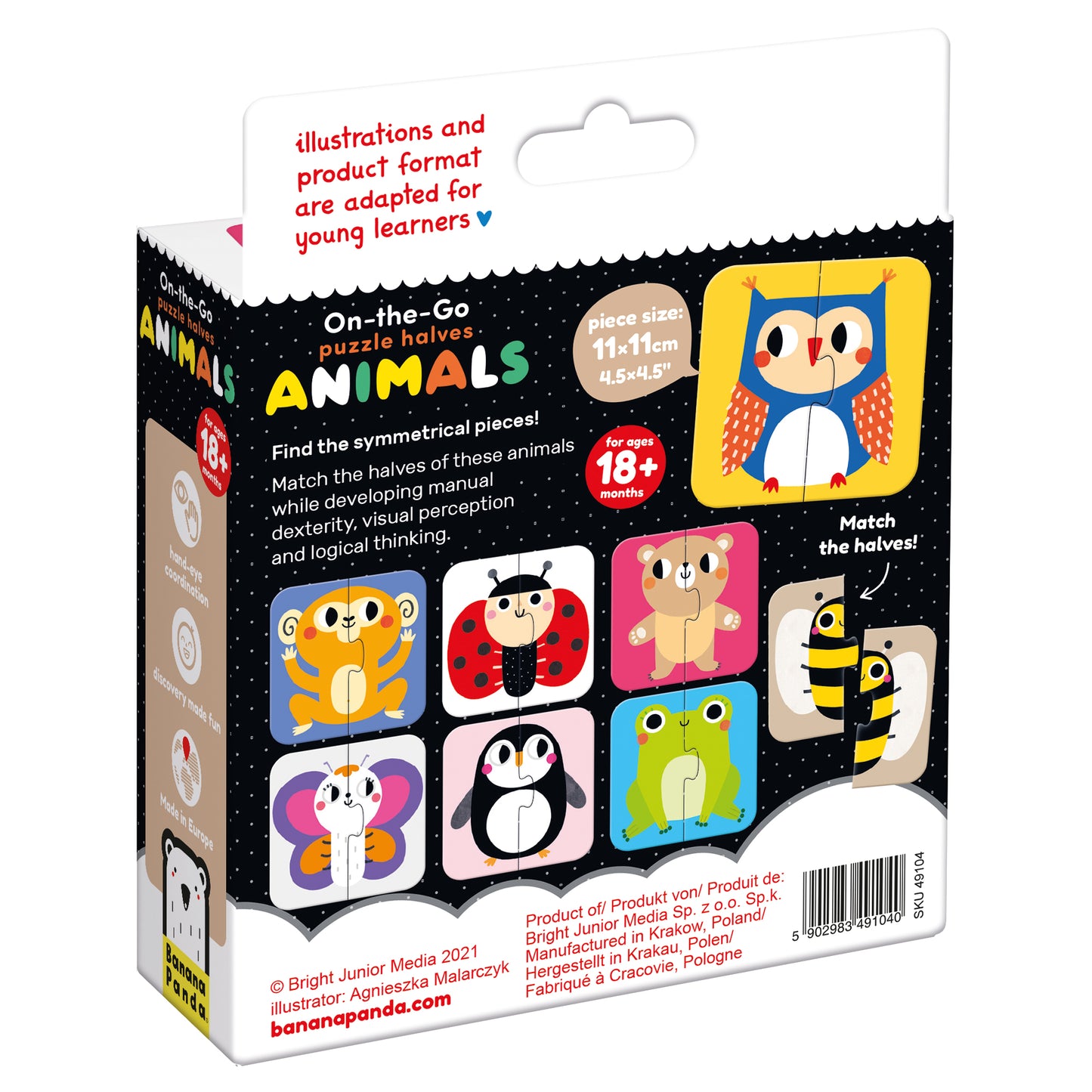 On-the-Go Puzzle Halves Animals