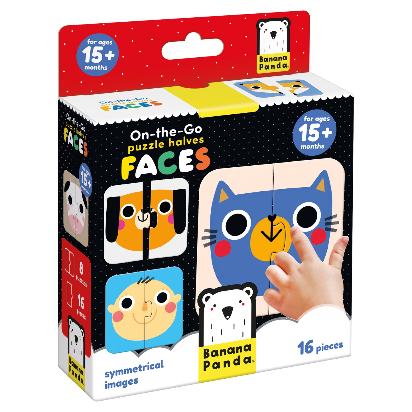 On-the-Go Puzzle Halves Faces