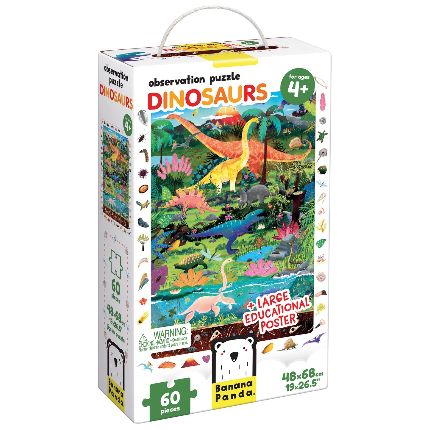 Dėlionė Observation Puzzle Dinosaurs - Banana Panda