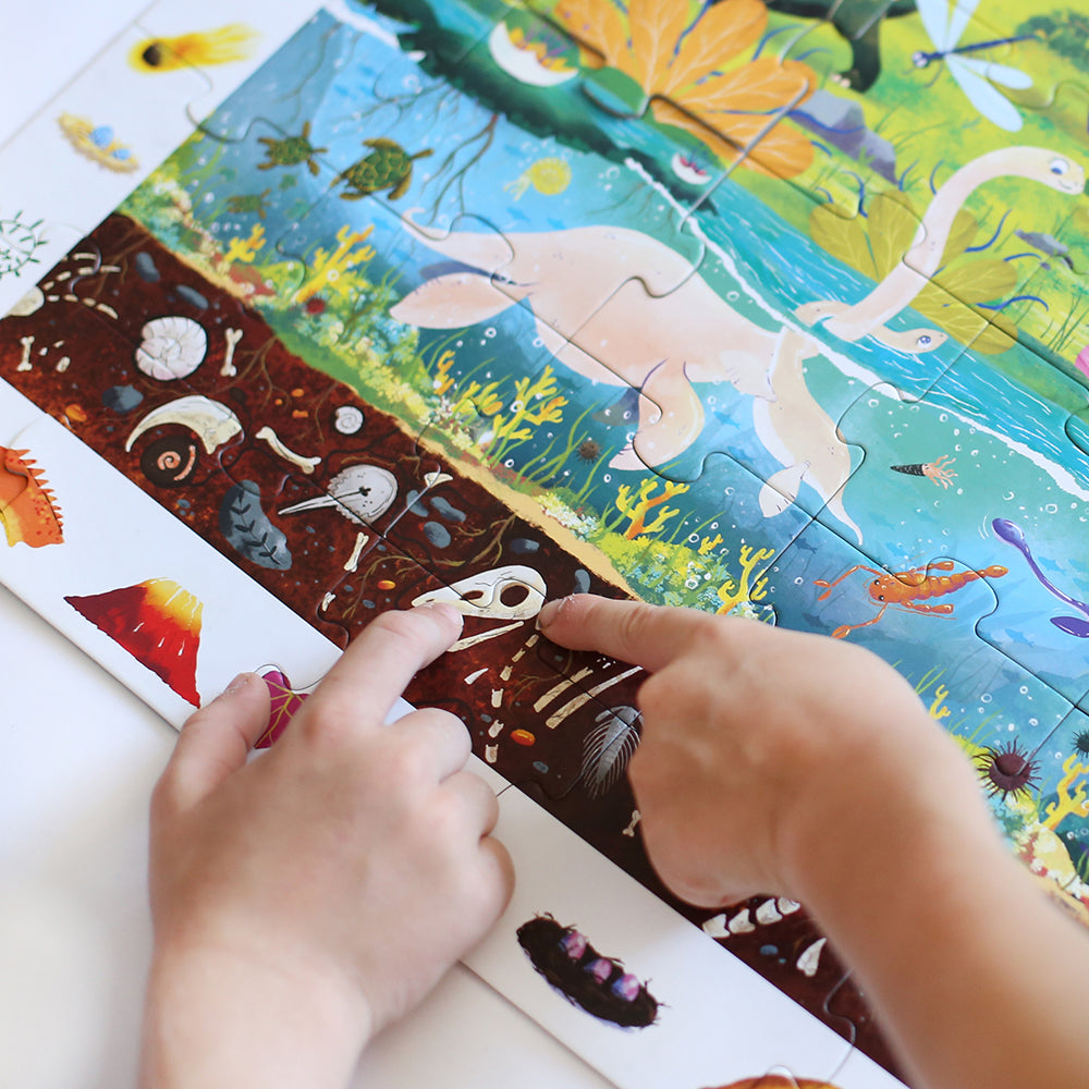 Dėlionė Observation Puzzle Dinosaurs - Banana Panda