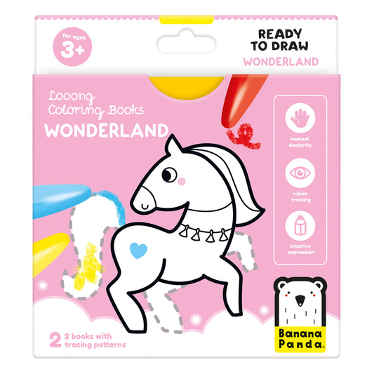 Looong Coloring Books - Ready to Draw Wonderland