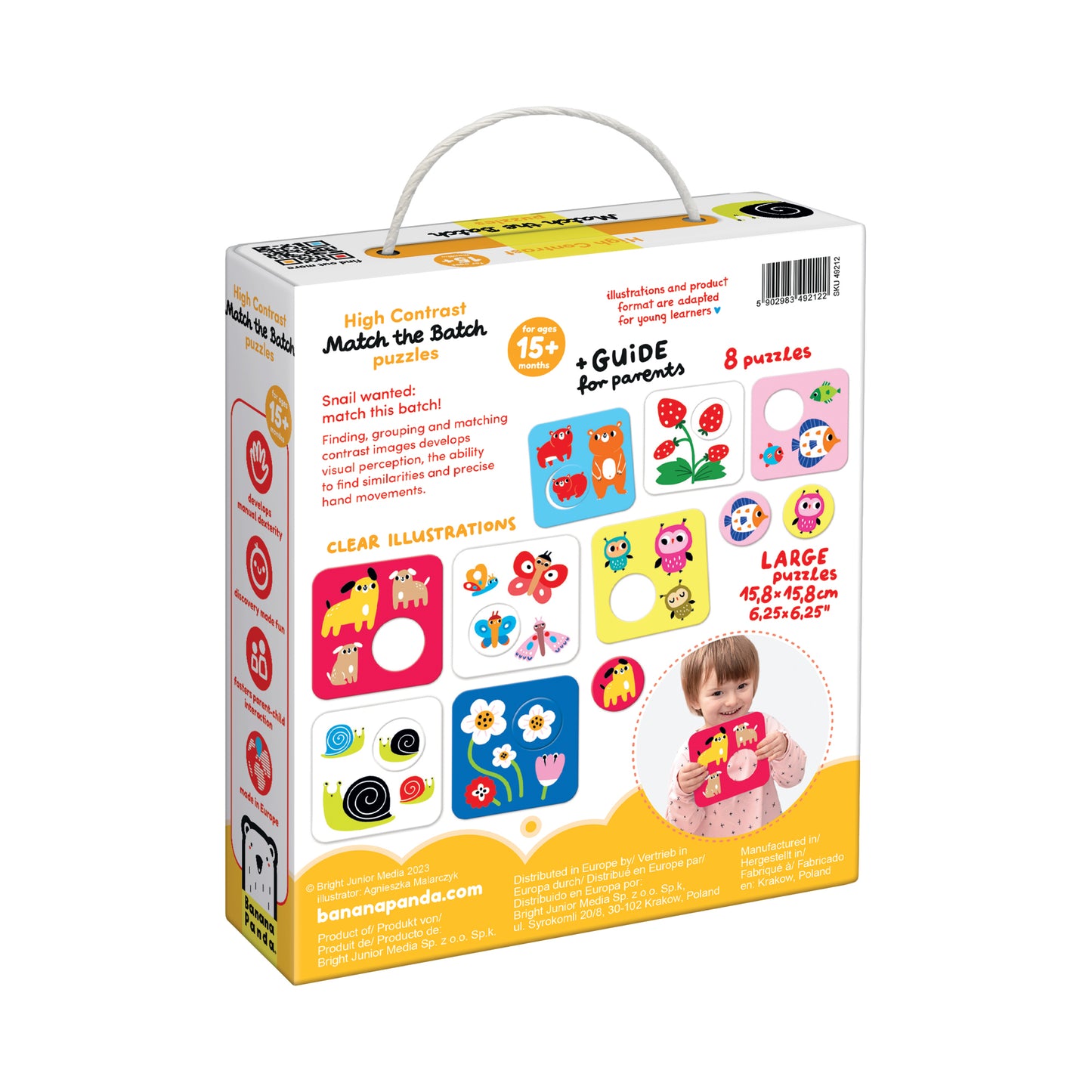 High Contrast Match the Batch Puzzles